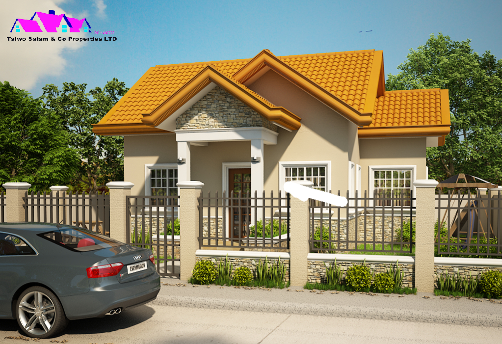 2 bedroom bungalow with simple architecture design