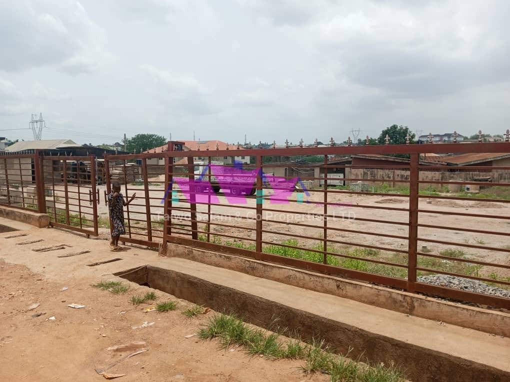 Plots of land with fence & gate at olusoji area oluyole ibadan