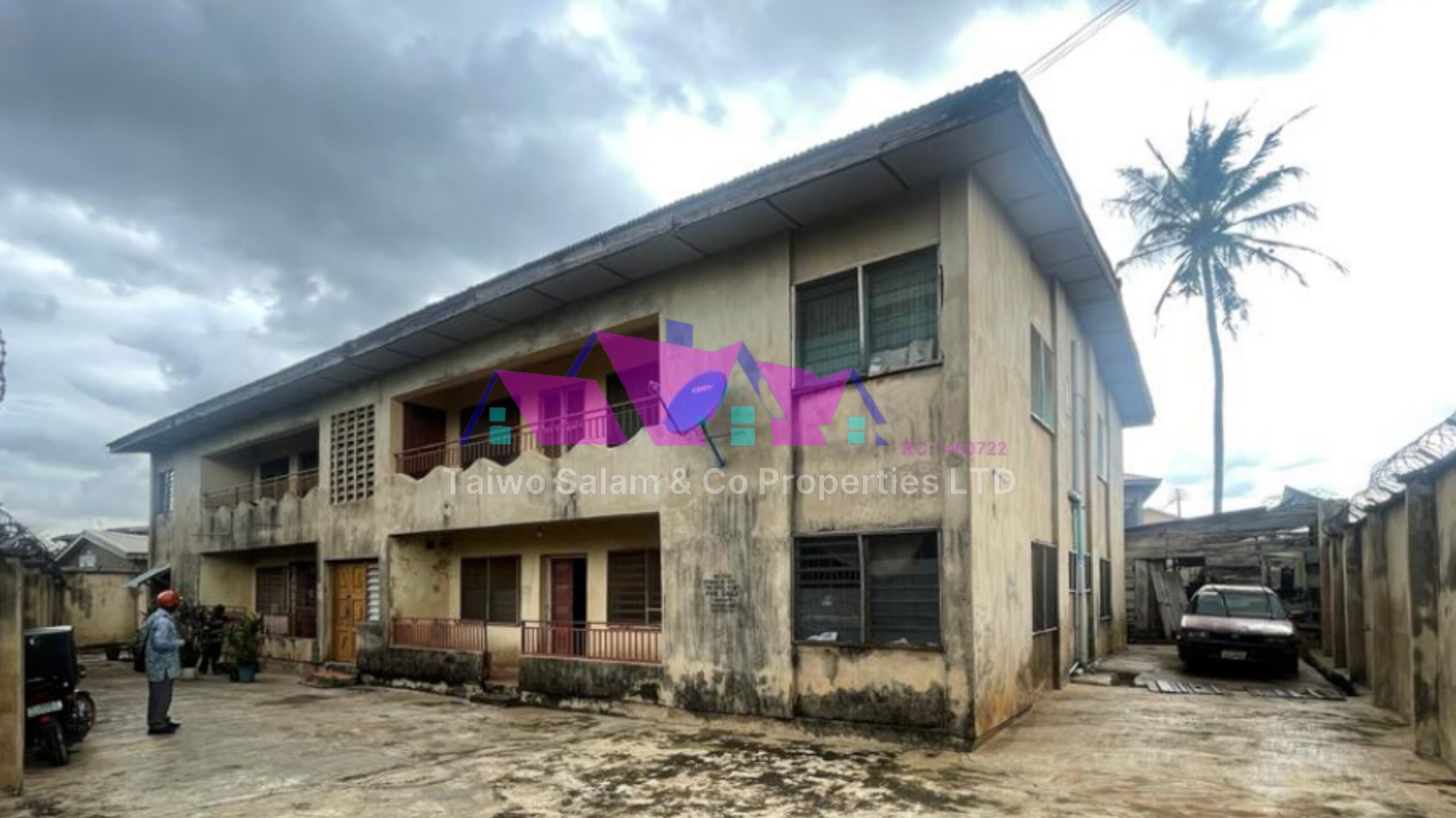 4 flat of 3 bedroom on 800sqm at agbowo area of ibadan
