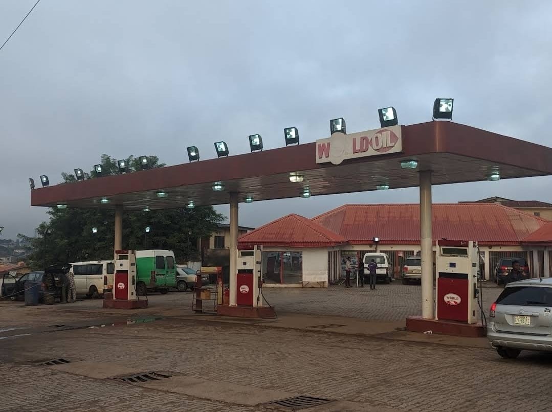 World Oil filling station at iwo road ibadan