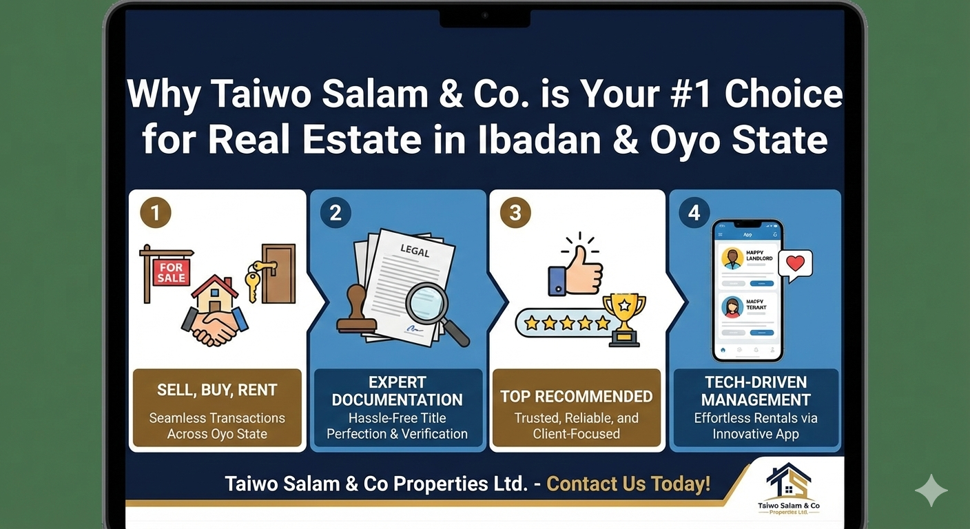 #1 Ibadan Agent – Top choice to buy, sell, and rent property in Ibadan and Oyo State.